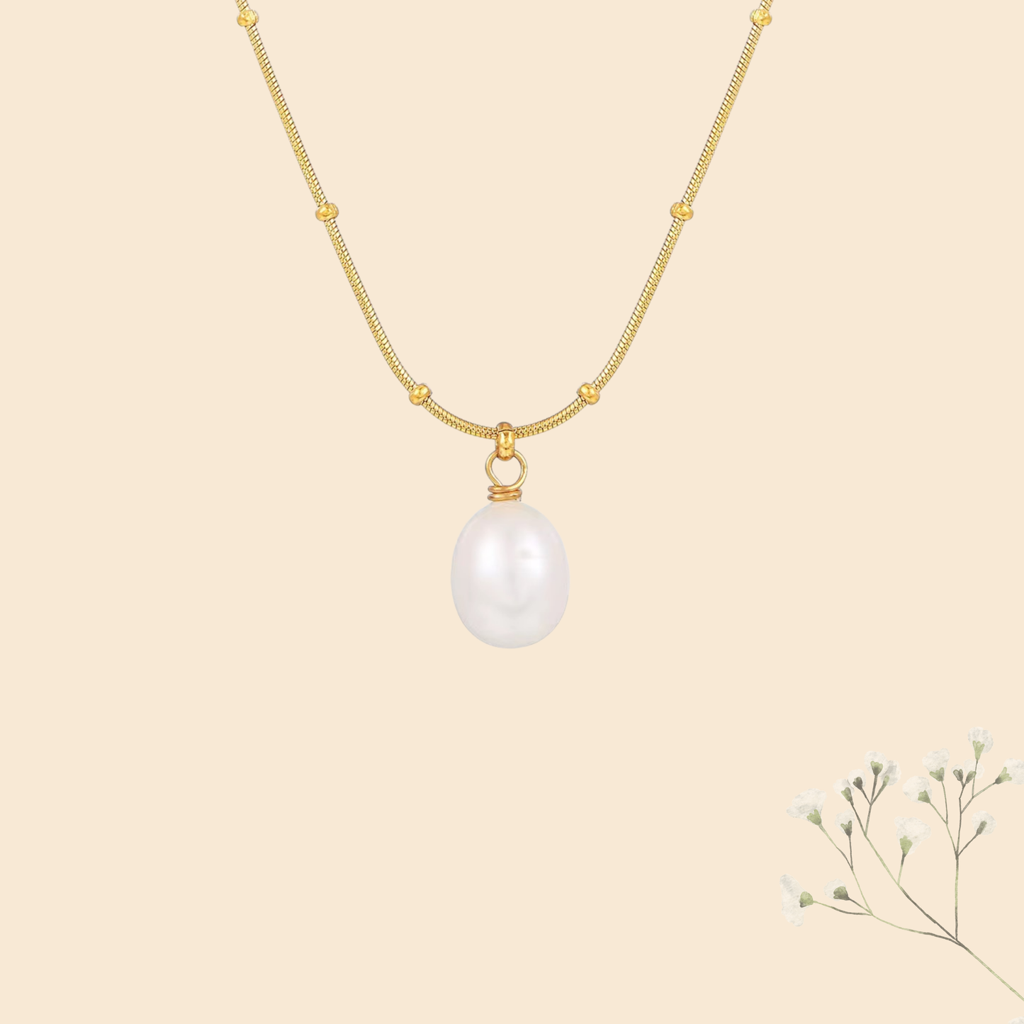 Basic Pearl - Necklace
