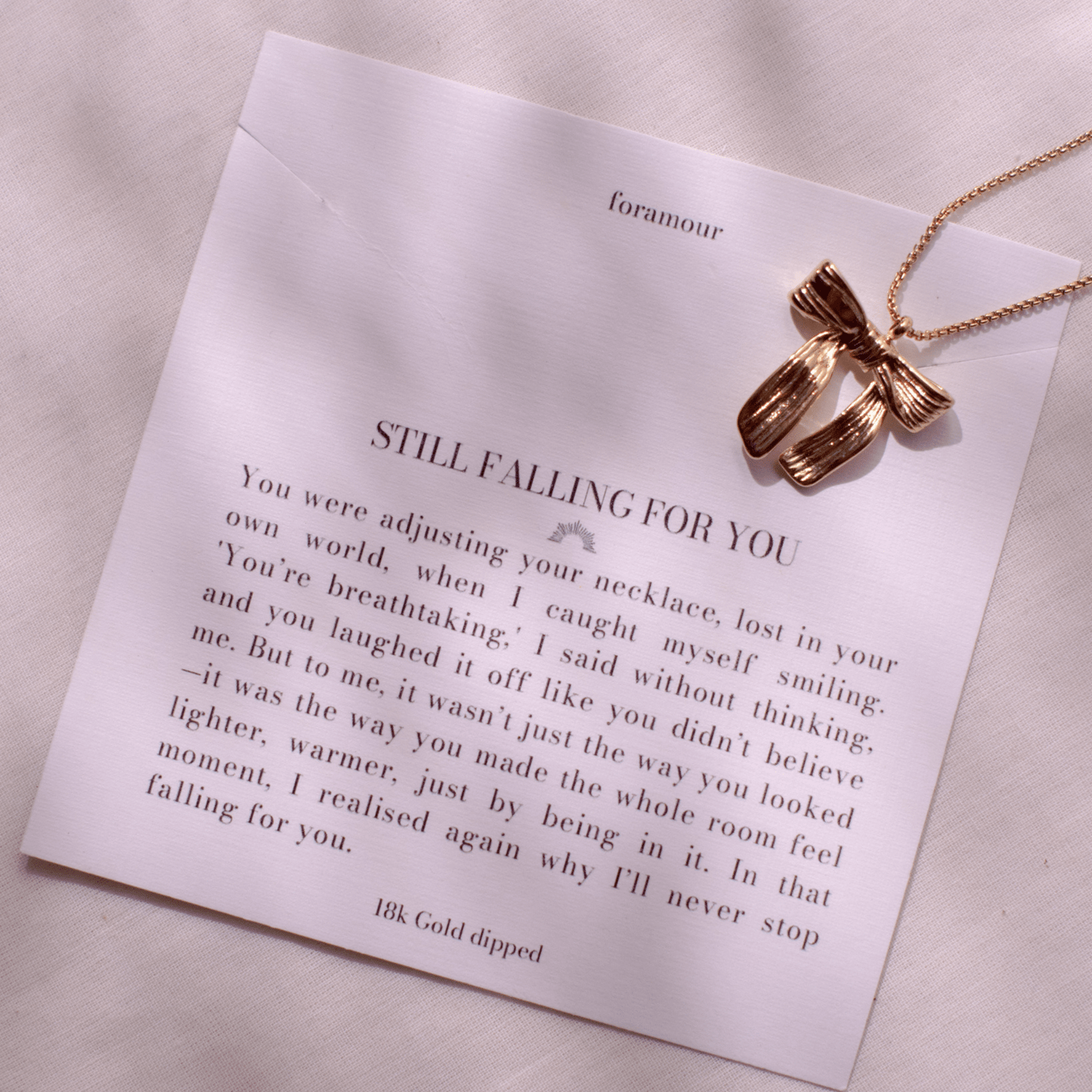 Bowtie - Necklace - foramour