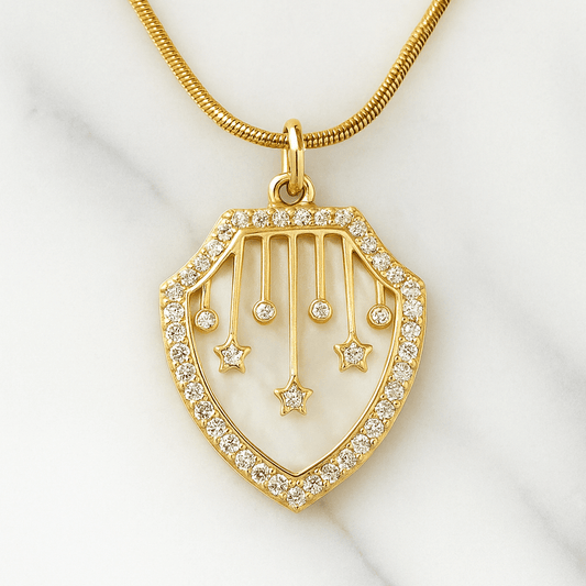 Fearless in Shield - Necklace - foramour