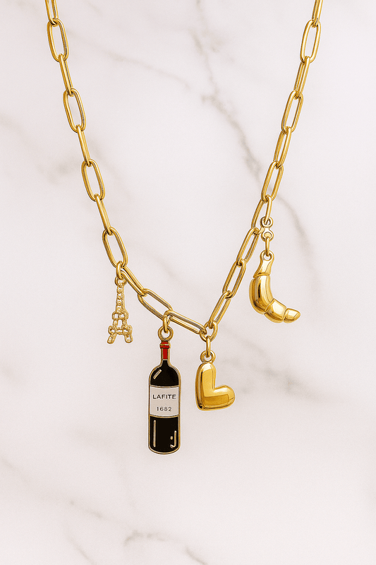 Travel Theme Paris - Necklace - foramour