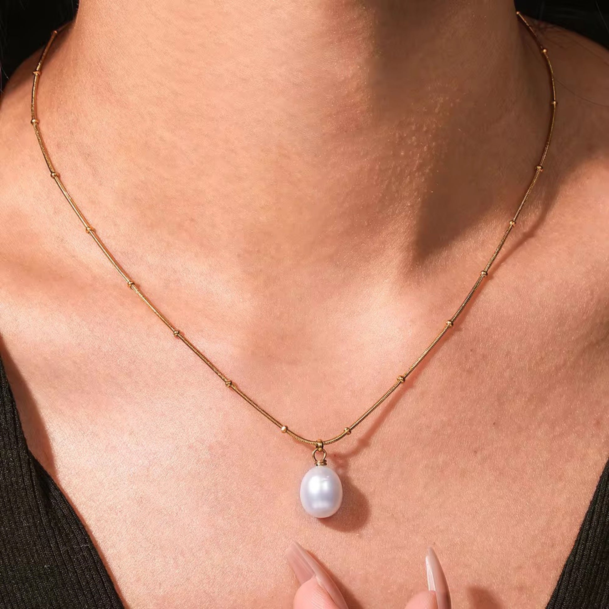 Basic Pearl - Necklace - foramour