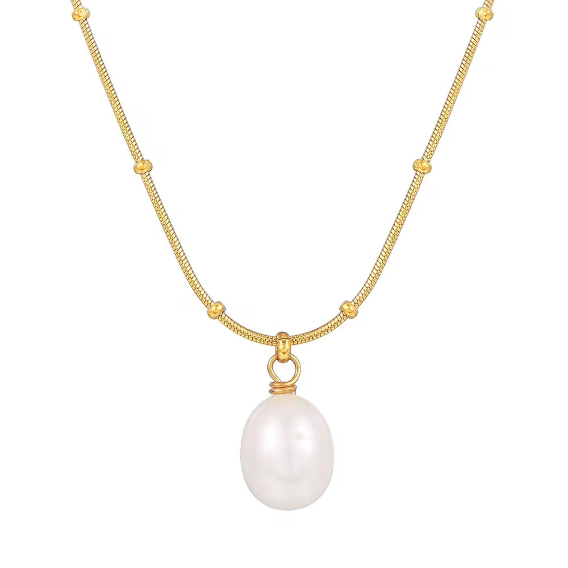 Basic Pearl - Necklace - foramour