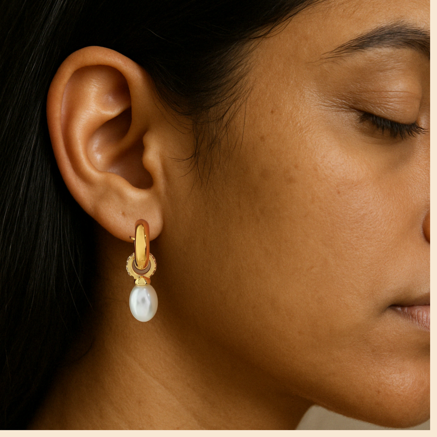 Horseshoe hoops - Earrings