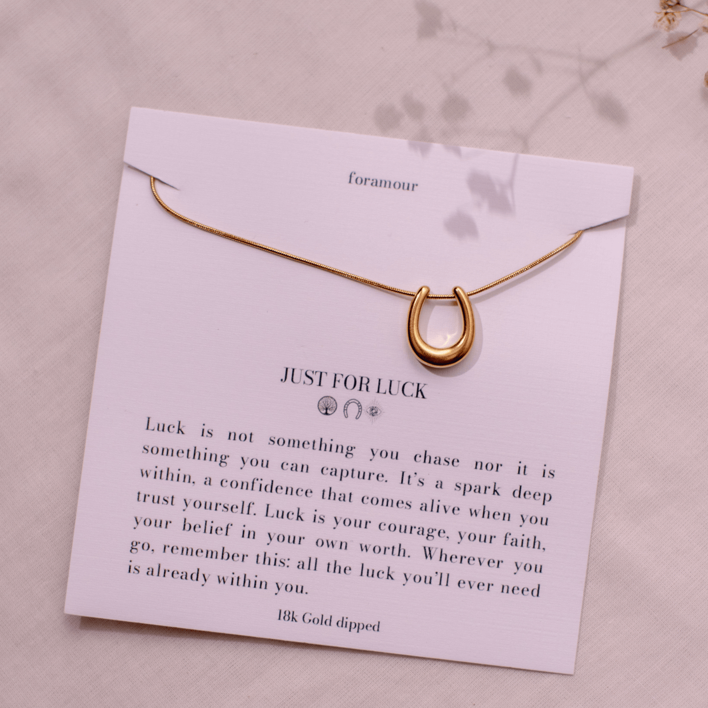 The Wishbone - Necklace - foramour
