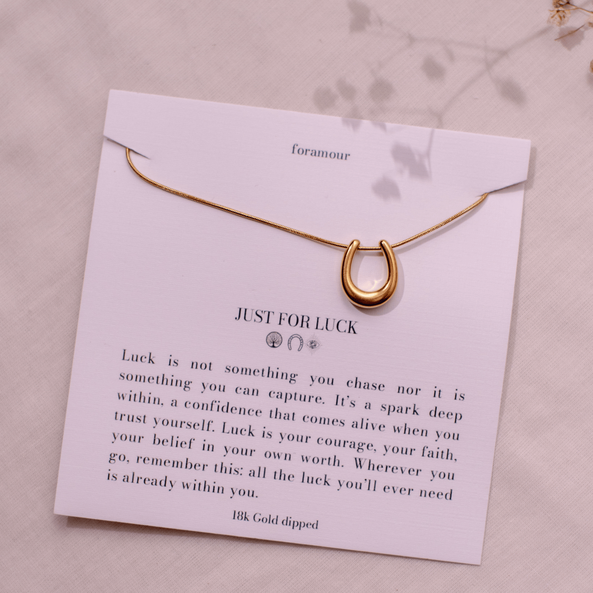 The Wishbone - Necklace - foramour