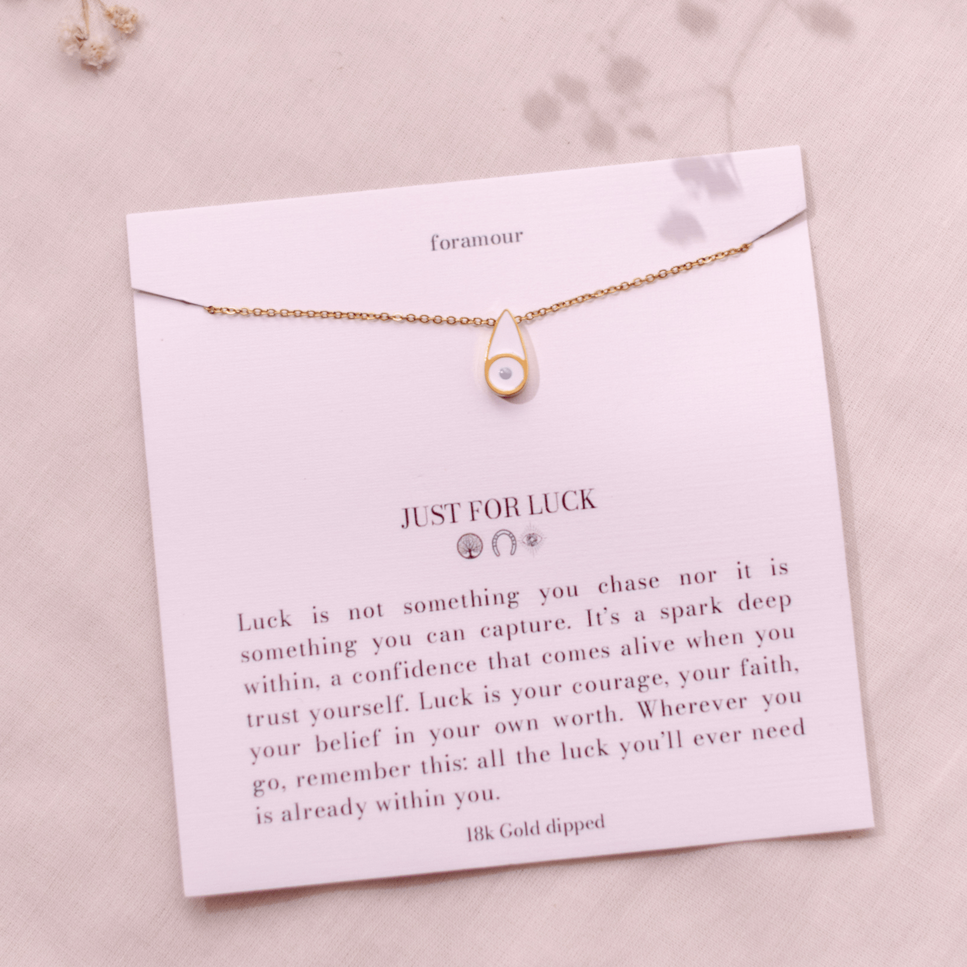 Looking at you III - Necklace - foramour