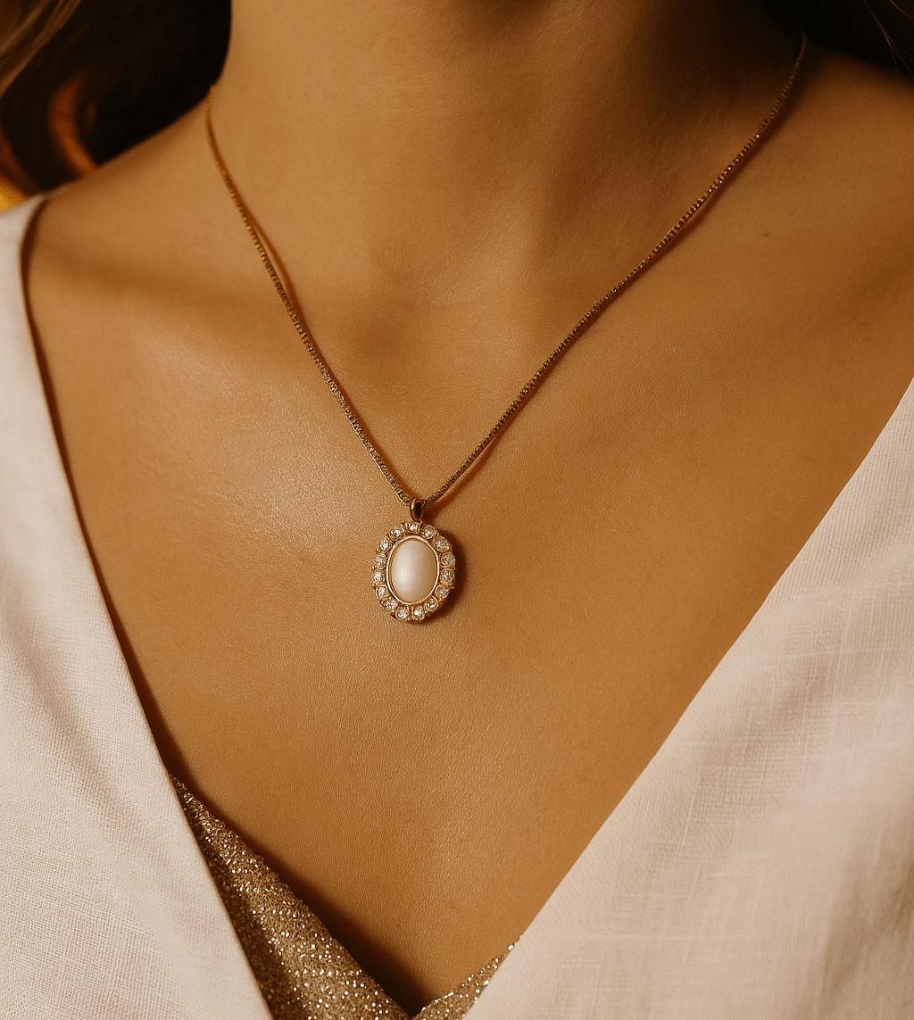 Vintage pearl - Necklace - foramour