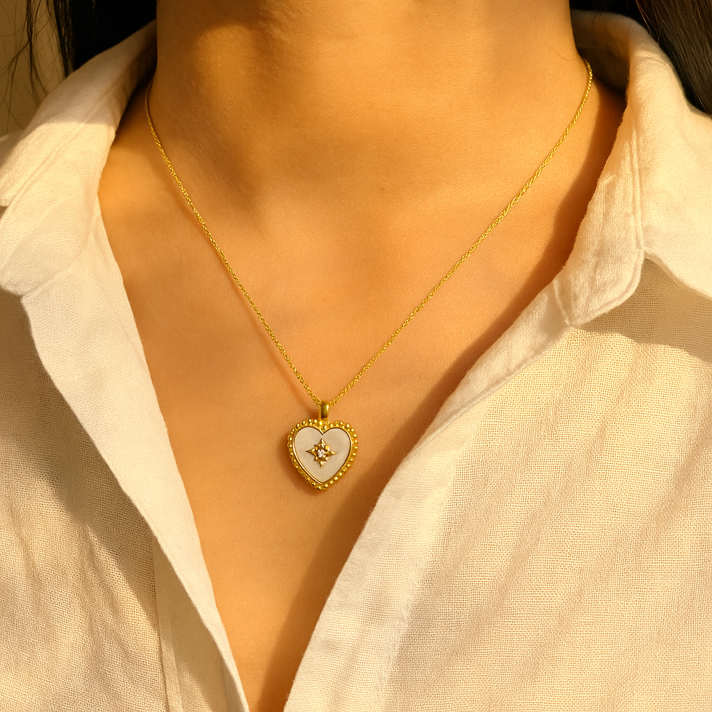 Silver heart - Necklace