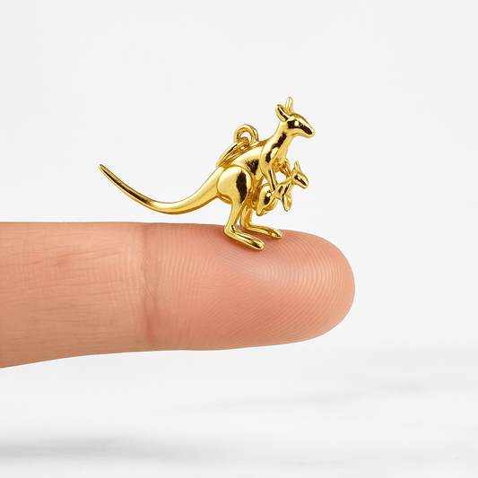 Kangaroo & Baby - Charm - foramour