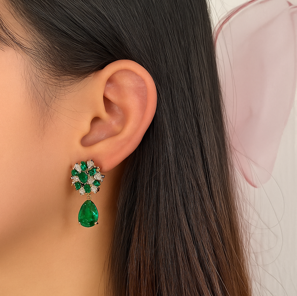 Emerald Tree- Earrings