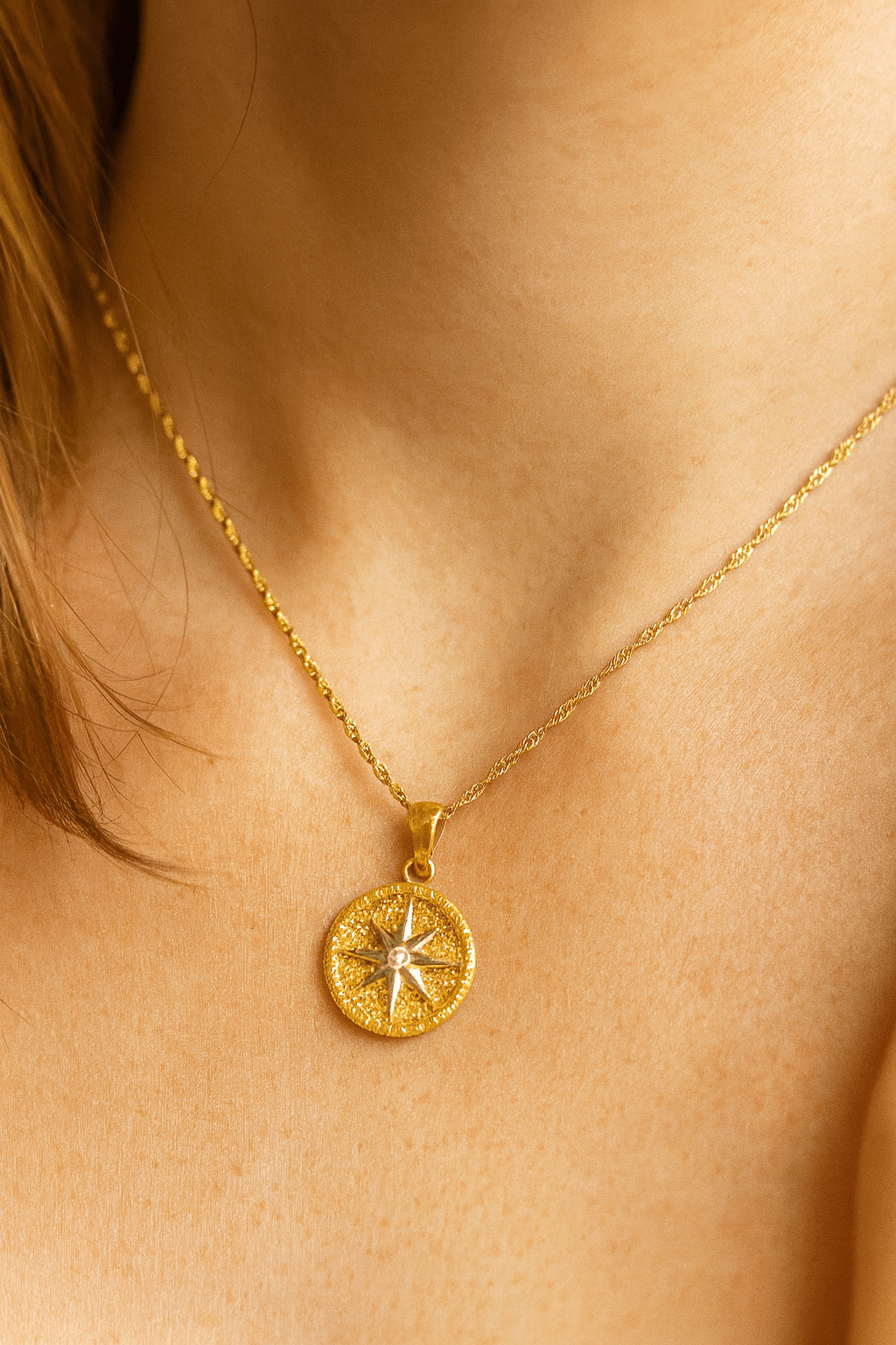 Golden Compass - Necklace - foramour