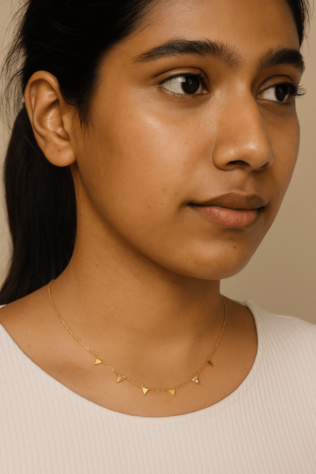 Triangles in Series - Necklace - foramour