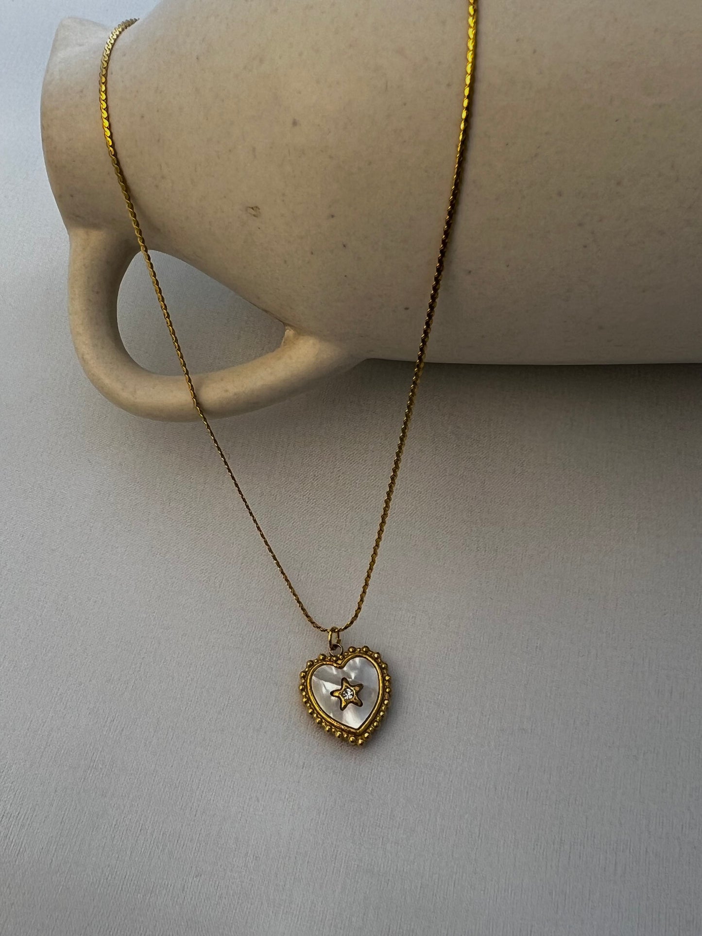 Silver heart - Necklace