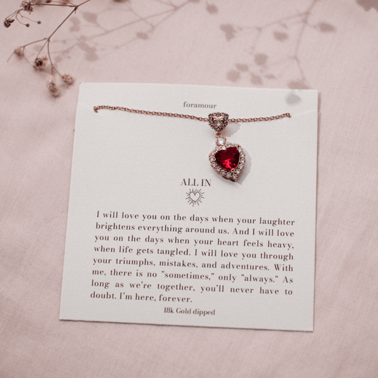 Bleeding hearts - Necklace - foramour