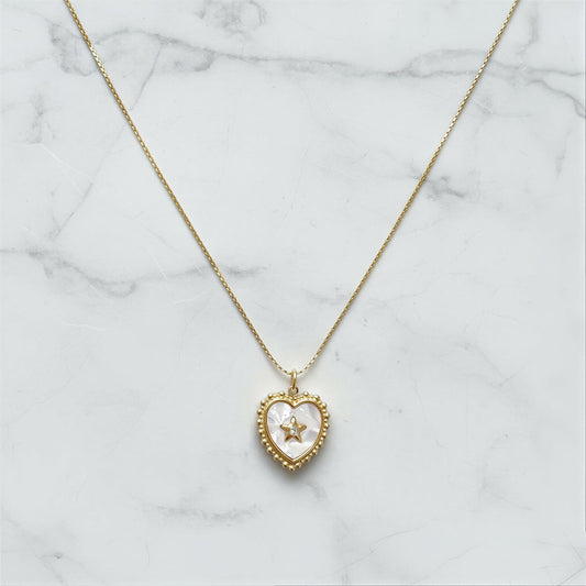 Gold heart - Necklace