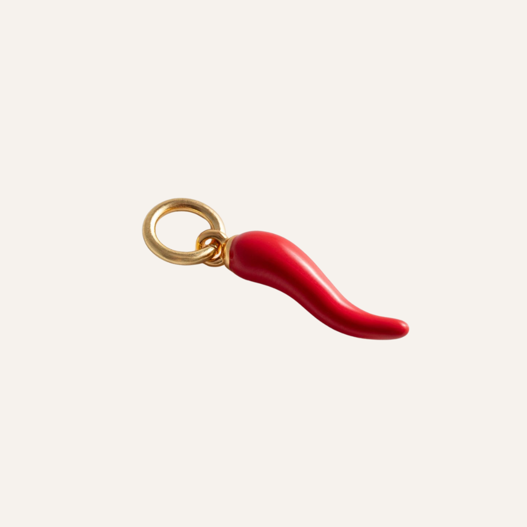 Red chili pepper charm - foramour