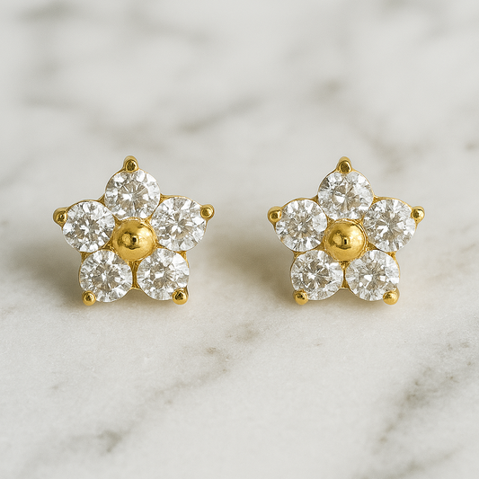 Flower Stud- Earrings