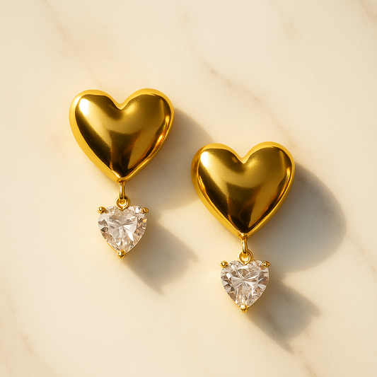 Heart balloons - Earrings