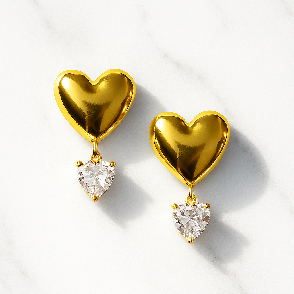 Heart balloons - Earrings