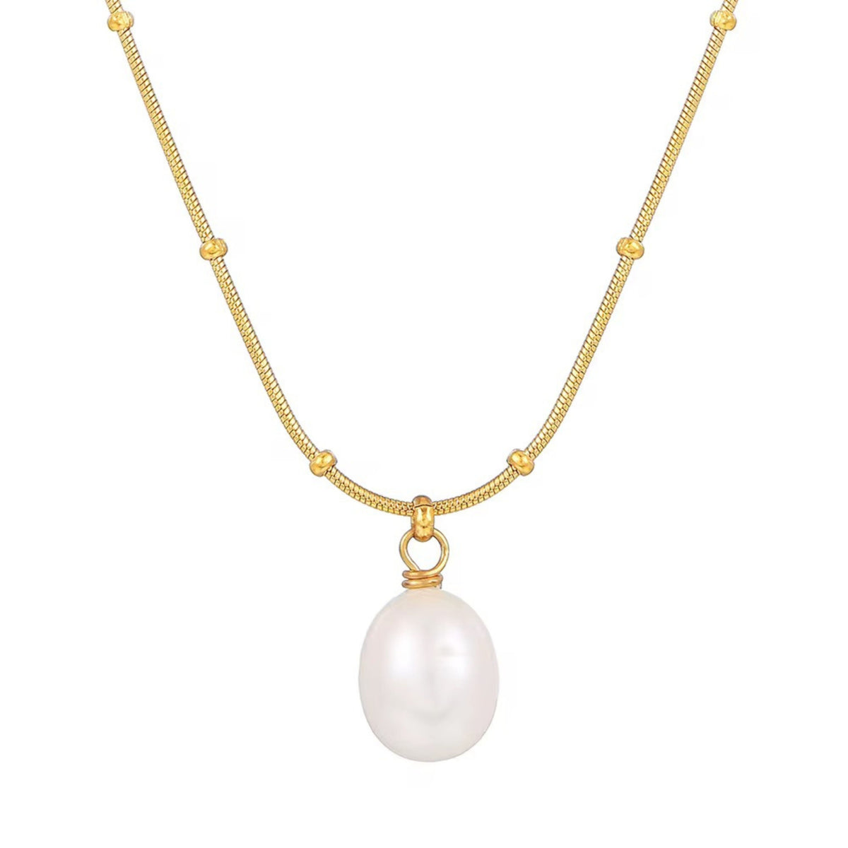 Basic Pearl - Necklace - foramour