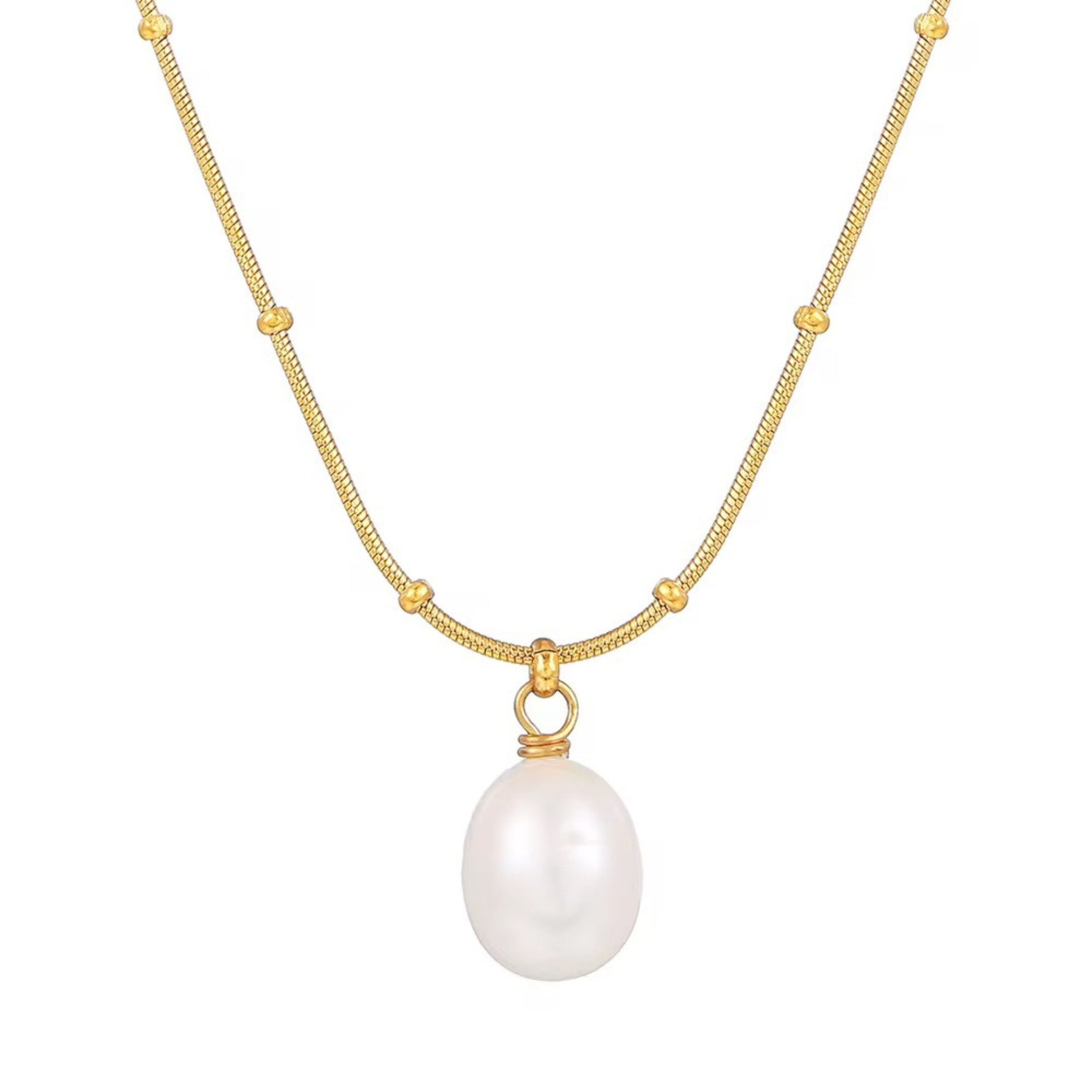 Basic Pearl - Necklace - foramour