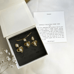 In your heart - Earrings and Necklace set - foramour