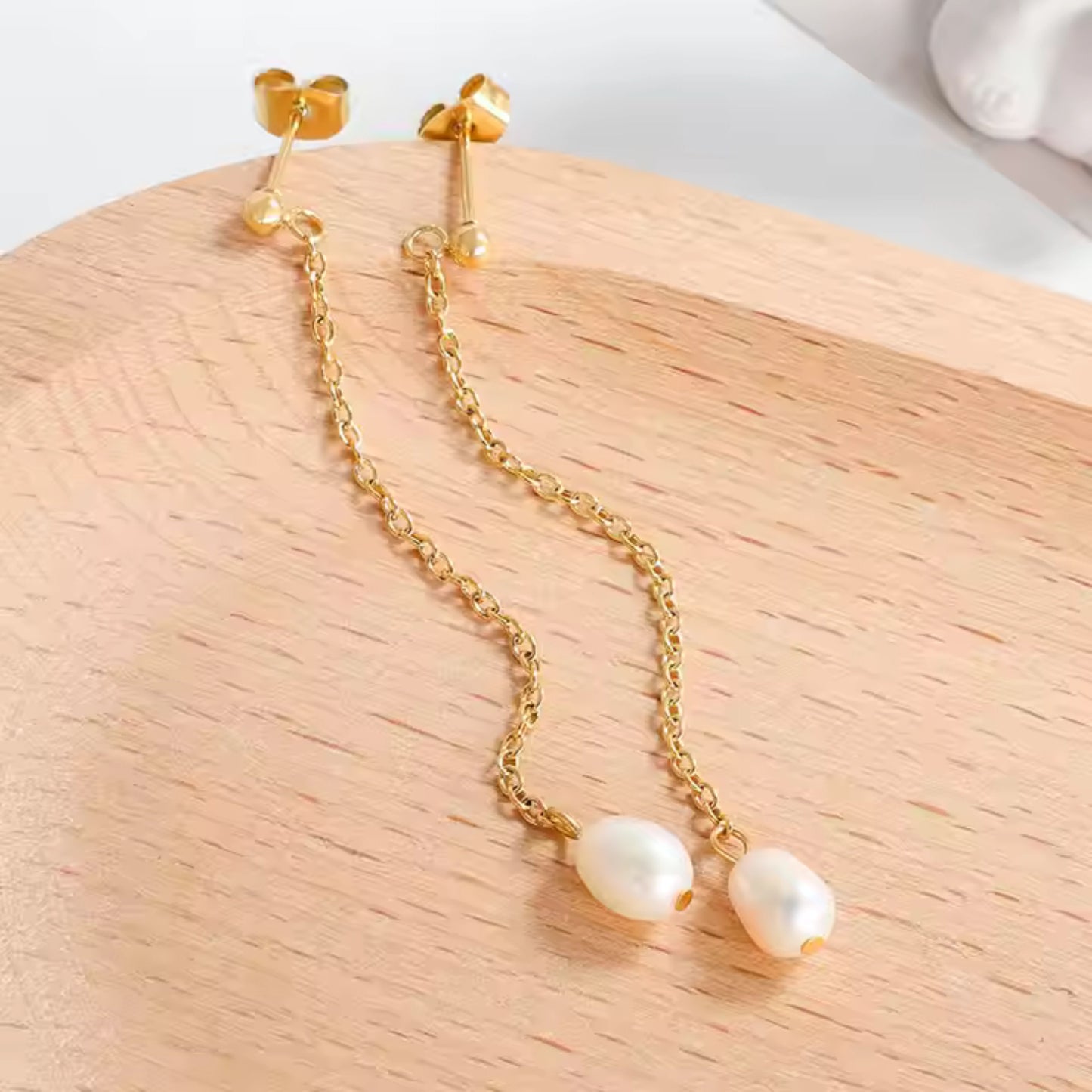 Pearl Danglers - Earrings