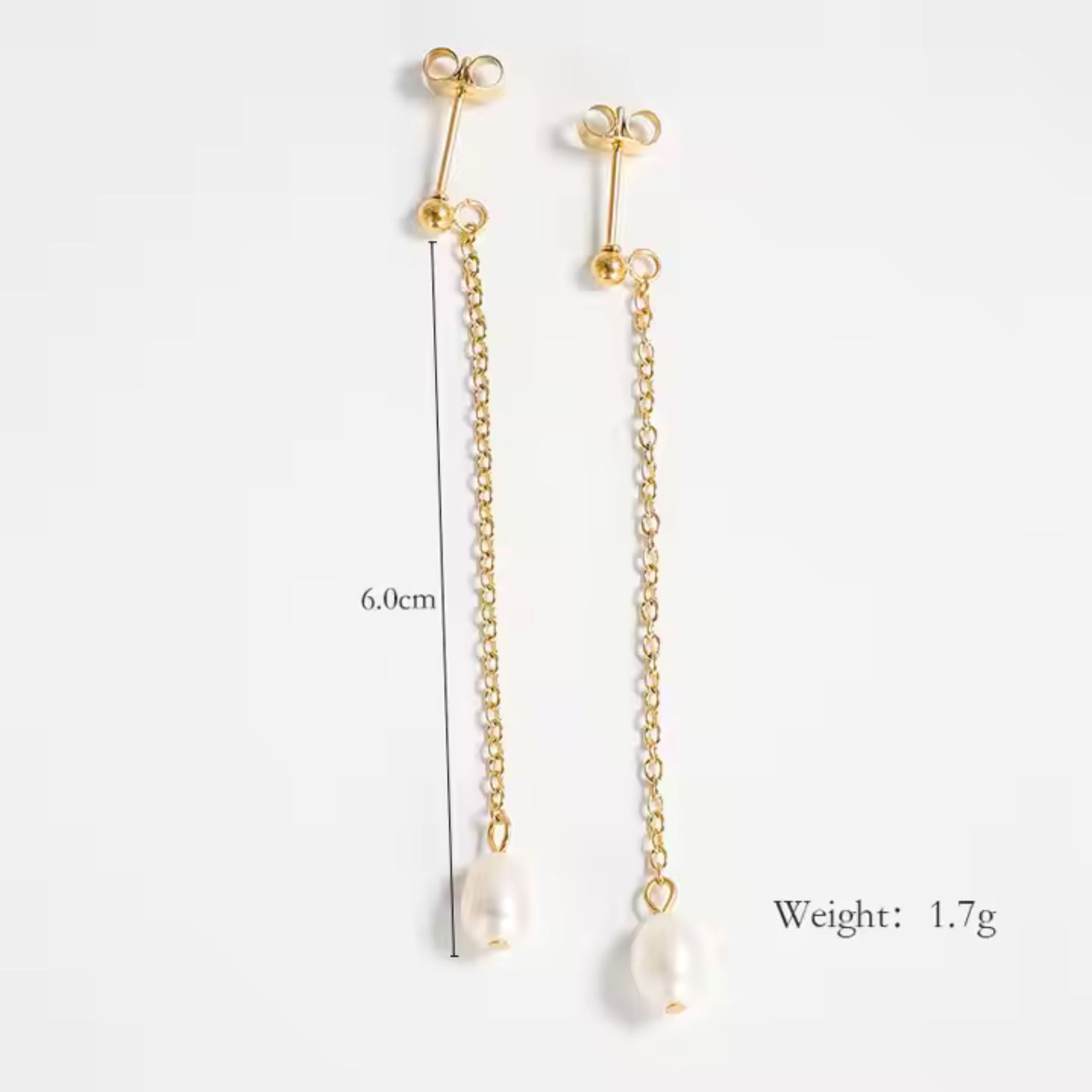 Pearl Danglers - Earrings - foramour