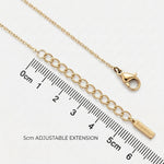 Turtle Shell Coral Necklace - Foramour Jewels - 18K Gold Plated, Anti Tarnish, Hypoallergenic, Waterproof