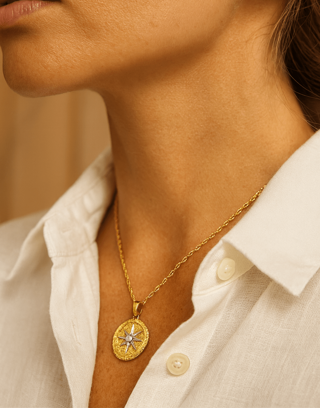 Golden Compass - Necklace - foramour