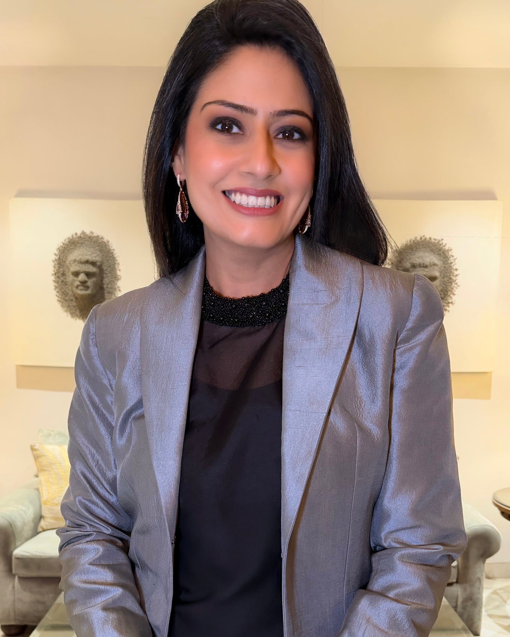 Aabha bakaya with Foramour earring