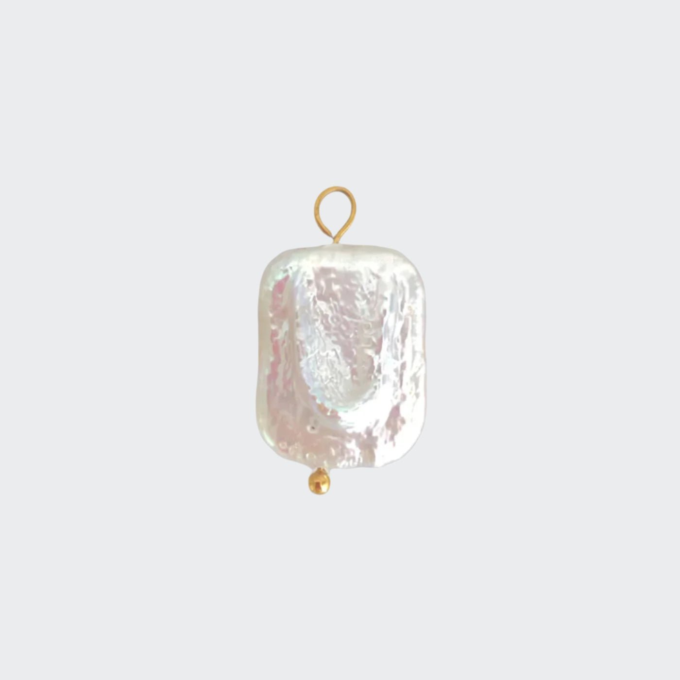 Square Pearl Charm - foramour
