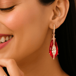 Ruby drops - Earrings - foramour