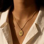 Petal on a Coin - Necklace - foramour