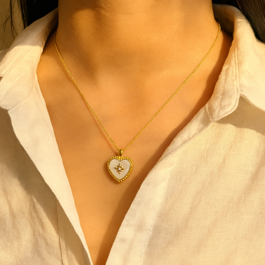 Silver heart - Necklace