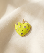 Enamel Heart - Charm