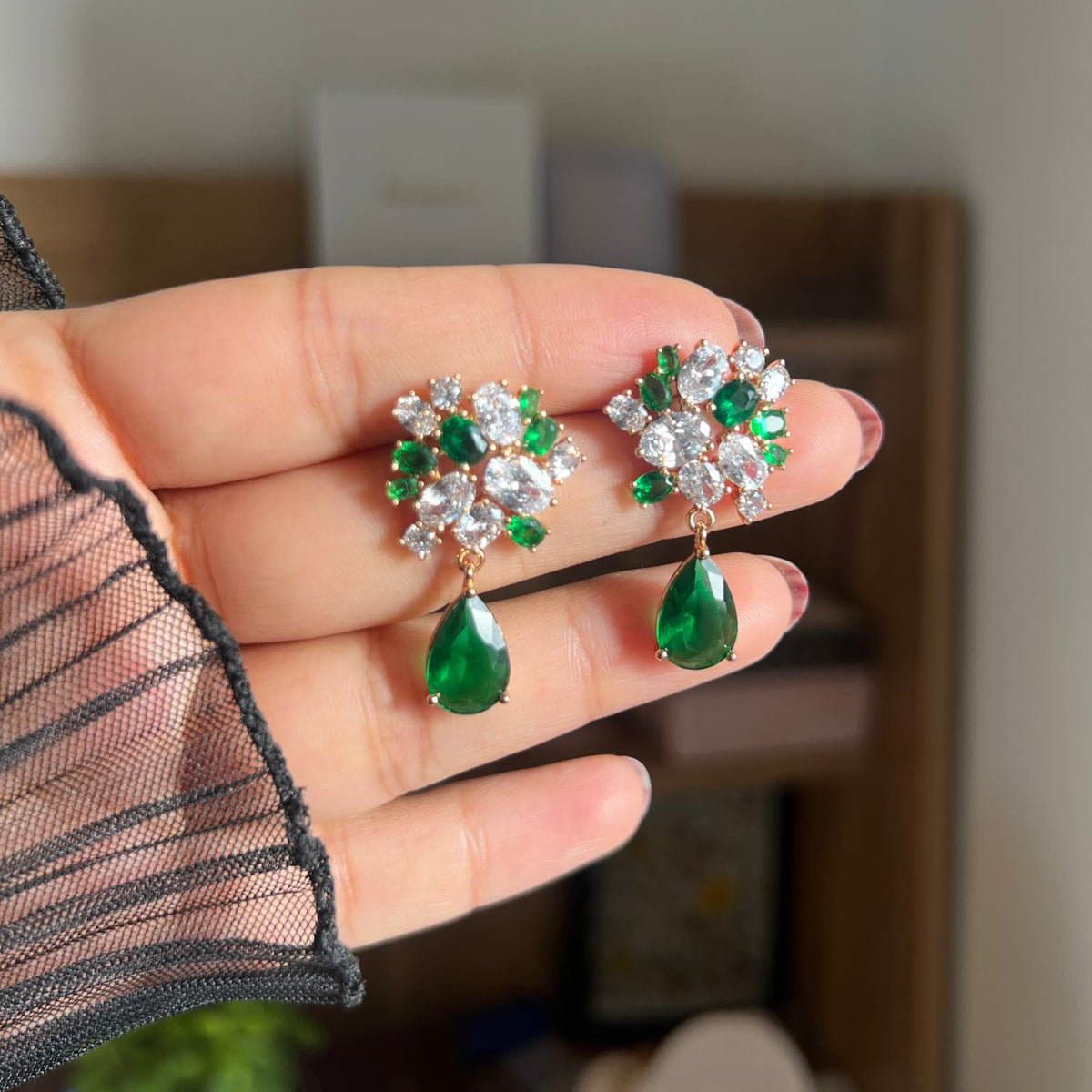 Emerald Tree - Earrings - foramour