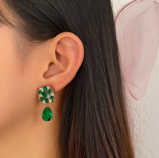 Emerald Tree- Earrings