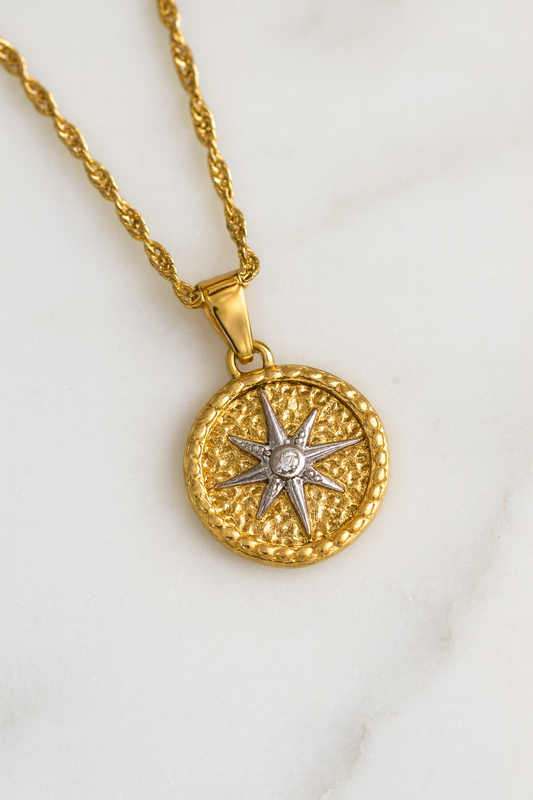 Golden Compass - Necklace