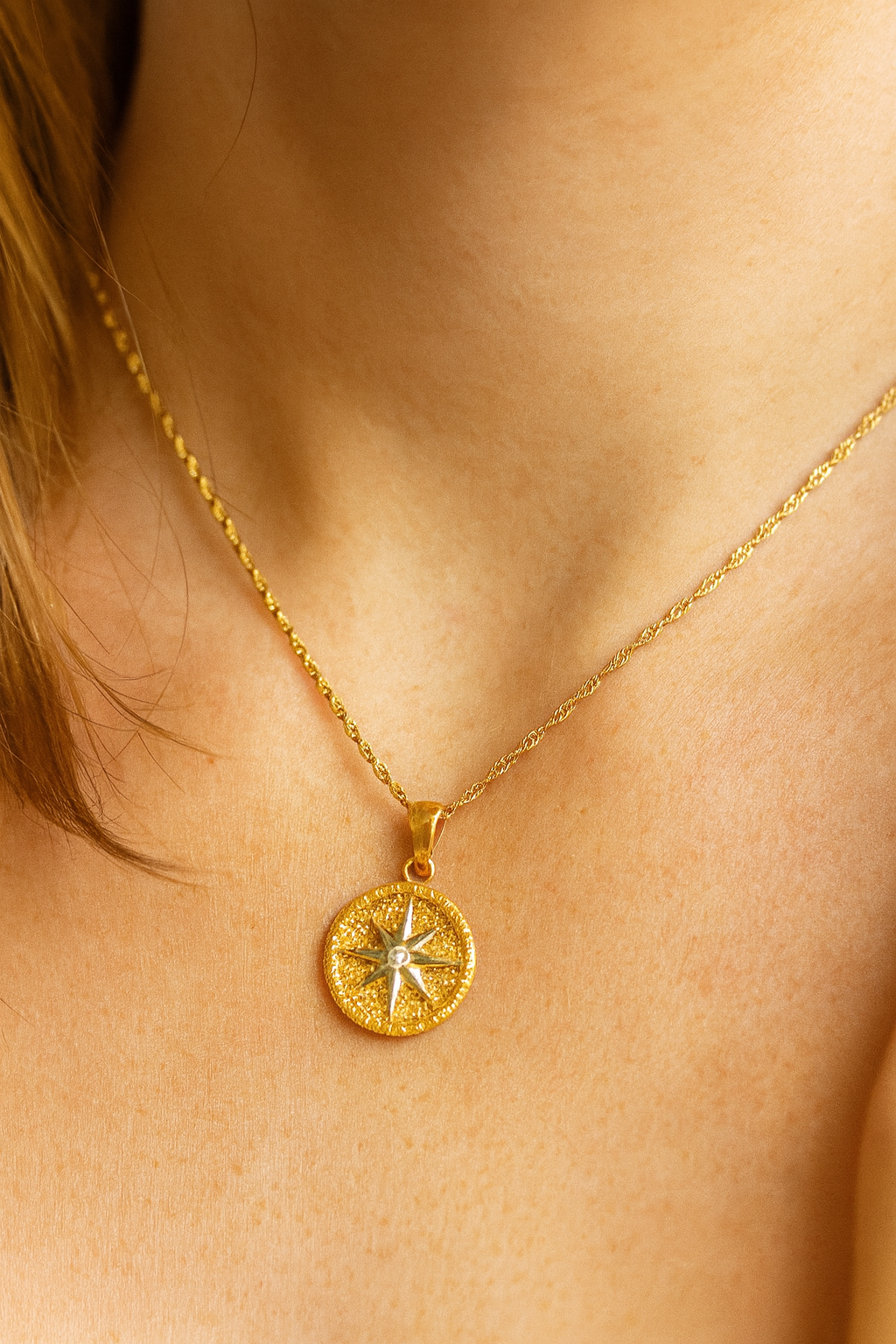 Golden Compass - Necklace