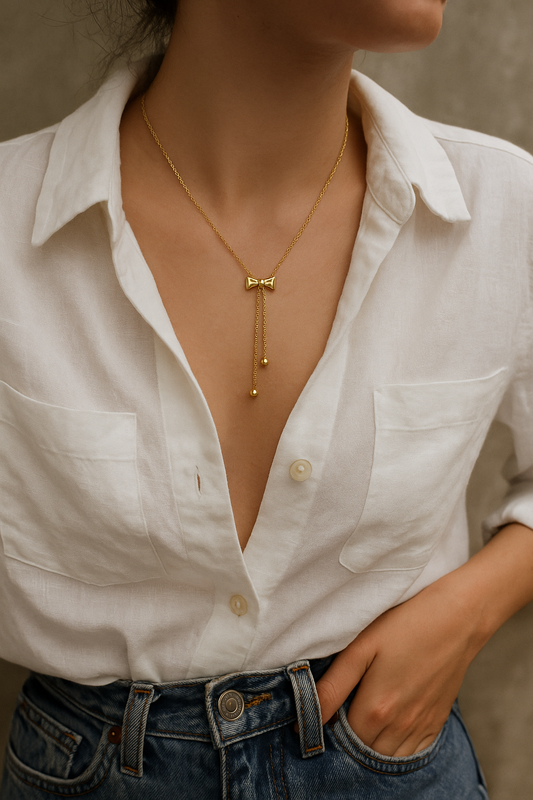 Loop Bow - Necklace