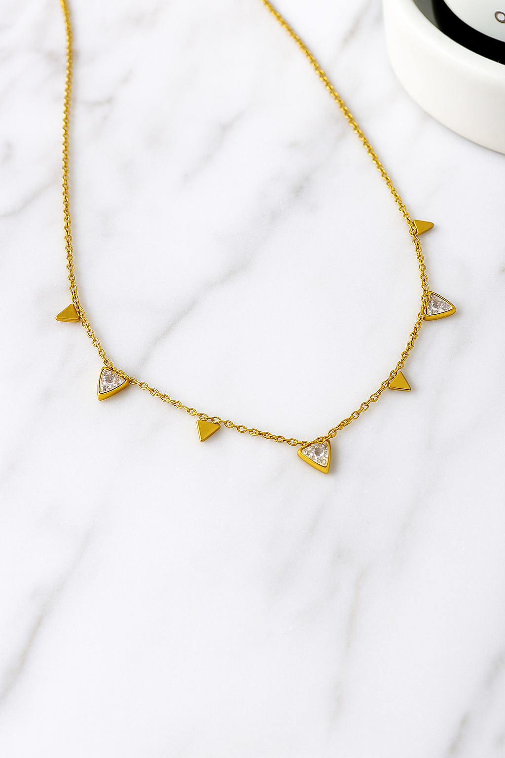 Triangles in Series - Necklace
