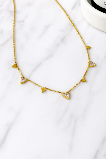 Triangles in Series - Necklace