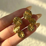 Golden Petals - Earrings - foramour