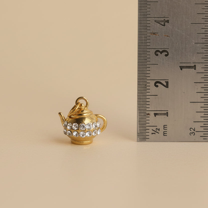 tea pot charm & pendant