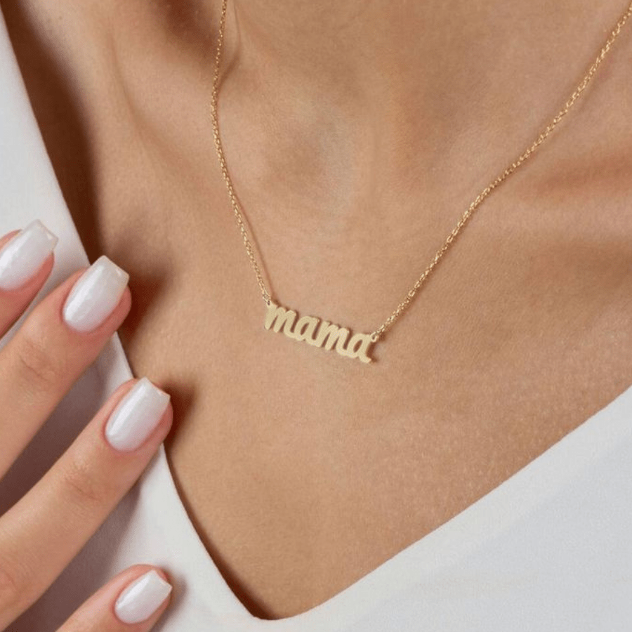 Mama — Necklace - Foramour Jewels - 18K Gold Plated - Anti Tarnish