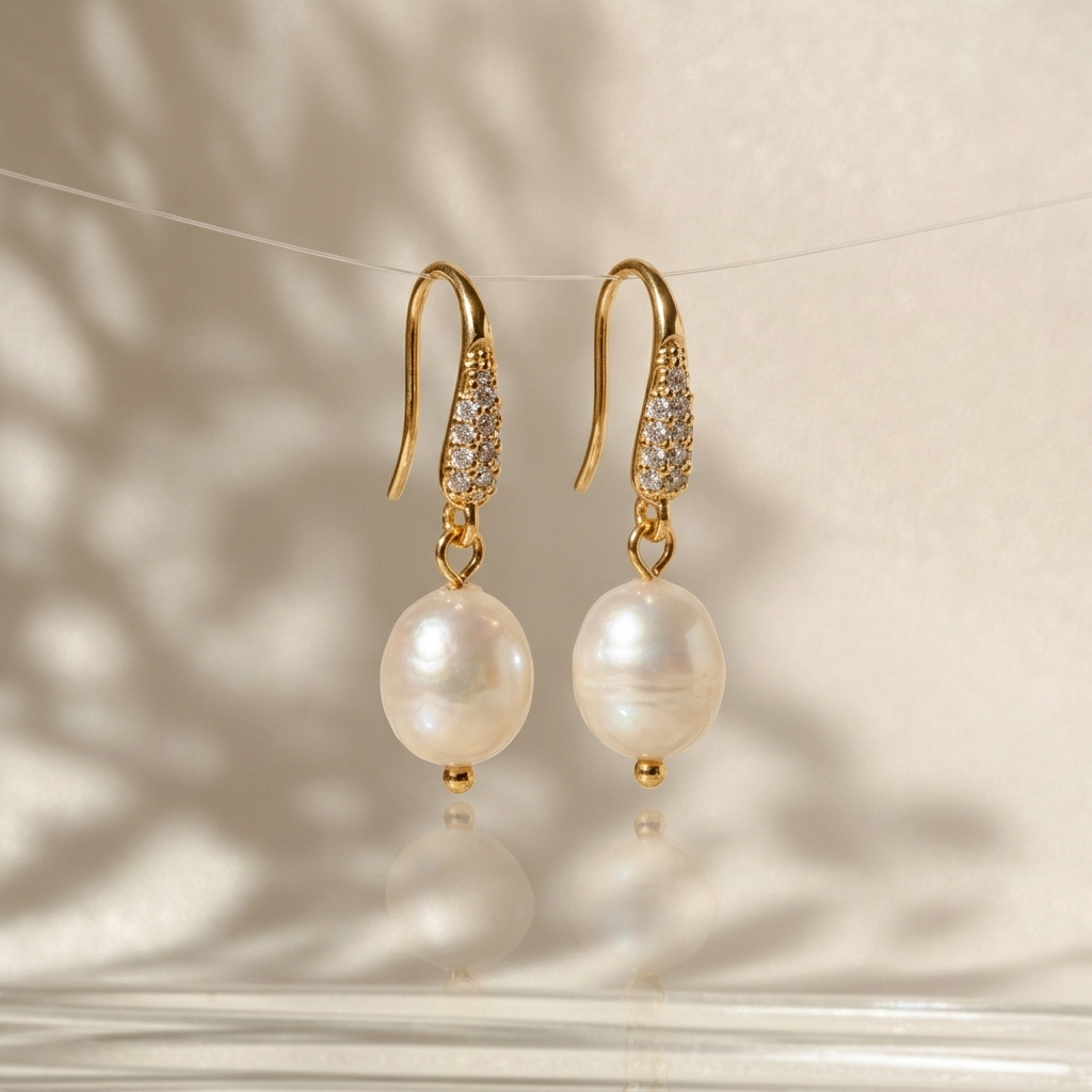Moonrise pearl - Earrings