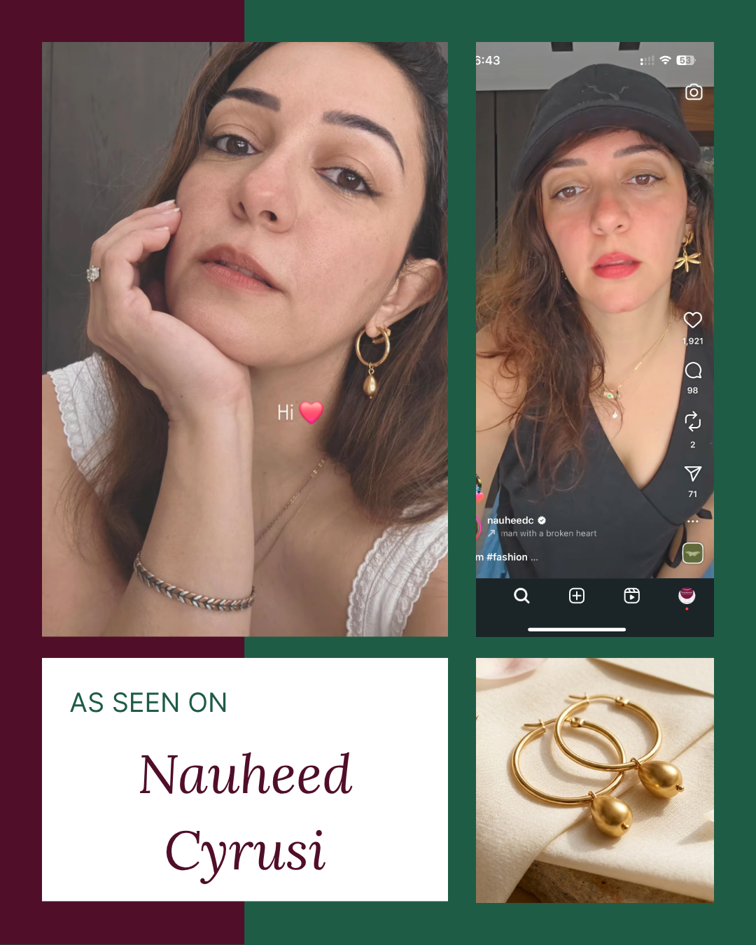 As seen on Nauheed Cyrusi - Foramour