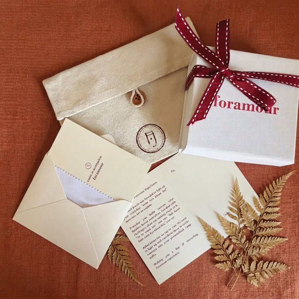 Foramour Jewels packaging elements