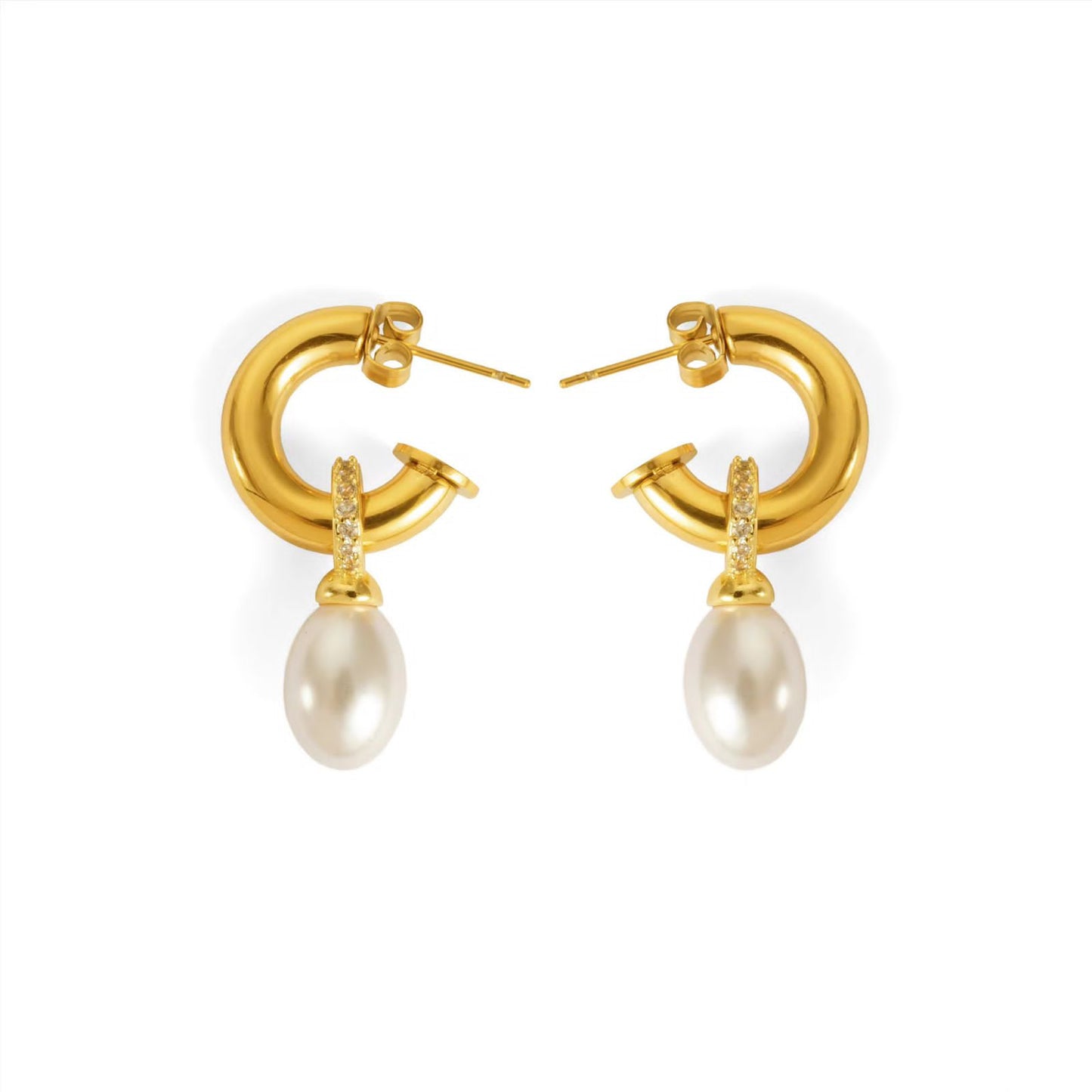 Horseshoe hoops - Earrings